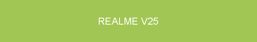 Realme V25